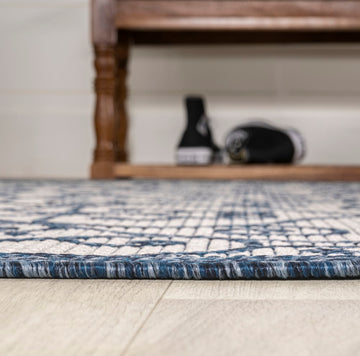 Madrid Vintage Filigree Textured Weave Indoor/outdoor Area Rug